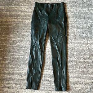 Zara Green leather pants